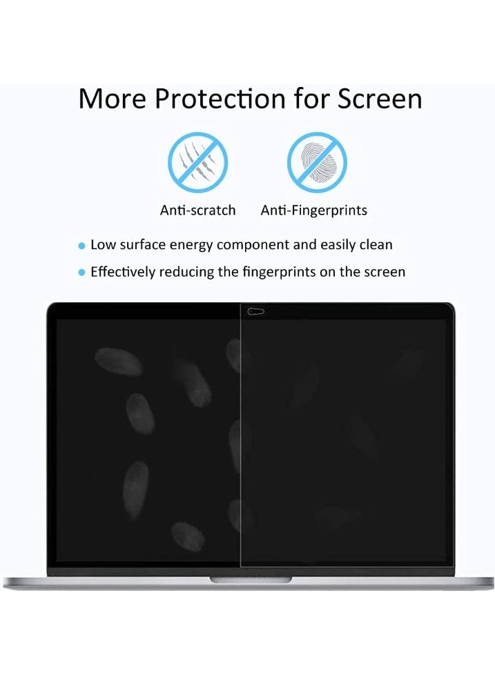 حماية شاشة غير لامعة لجهاز MacBook Pro 13 بوصة (2016-2022، M1/M2) / MacBook Air 13 بوصة (2018-2020، M1) ، فيلم غير لامع مضاد للتوهج، مضاد لبصمات الأصابع - Image 2